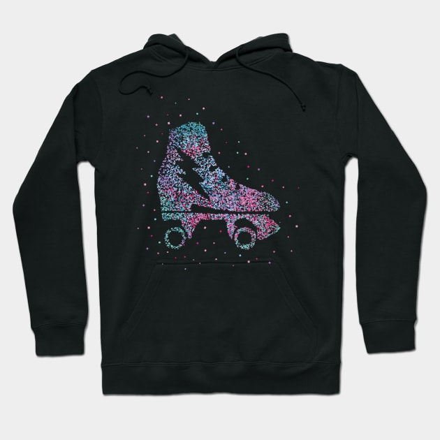 Skater Roller Skating Roller Skates Hoodie by Kater Karl